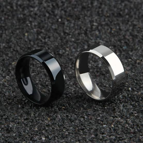 Simple Stainless Steel Ring (Round)