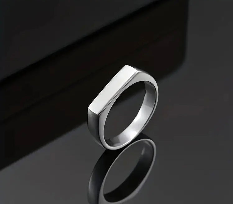 Simple Elegant Steel Ring (Basic)