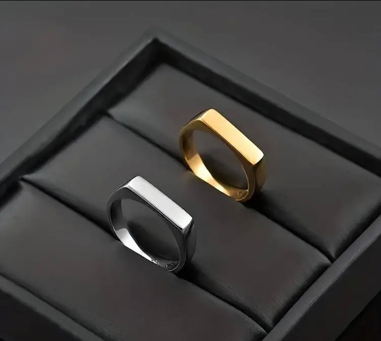 Simple Elegant Steel Ring (Basic)