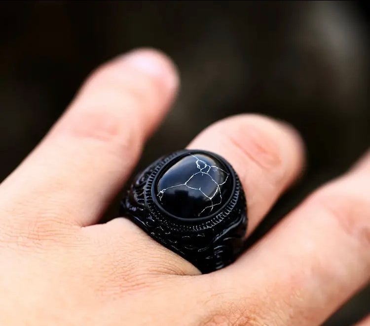 TigerEye MatteFinish Ring